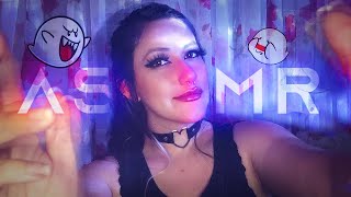 ASMR | GHOSTLY EFFECT WITH DELAYED SOUNDS, MOUTH SOUNDS, TK TK, BLOWING + REVERB & ECHO