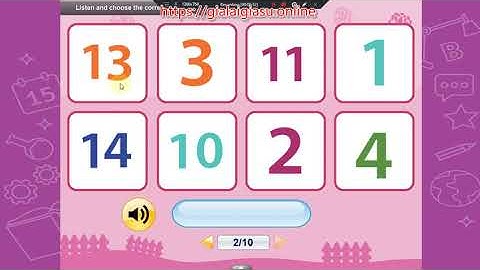 Theme 1 Numbers – Lesson 5   i-learn Smart Start 4 (https://gialaigiasu.online - Tiếng Anh lớp 4)