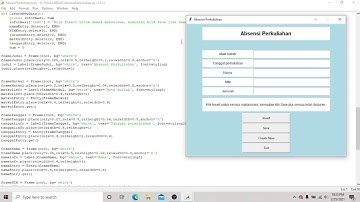 Tugas Besar Dasar Pemrograman ~ Absensi Perkuliahan Python