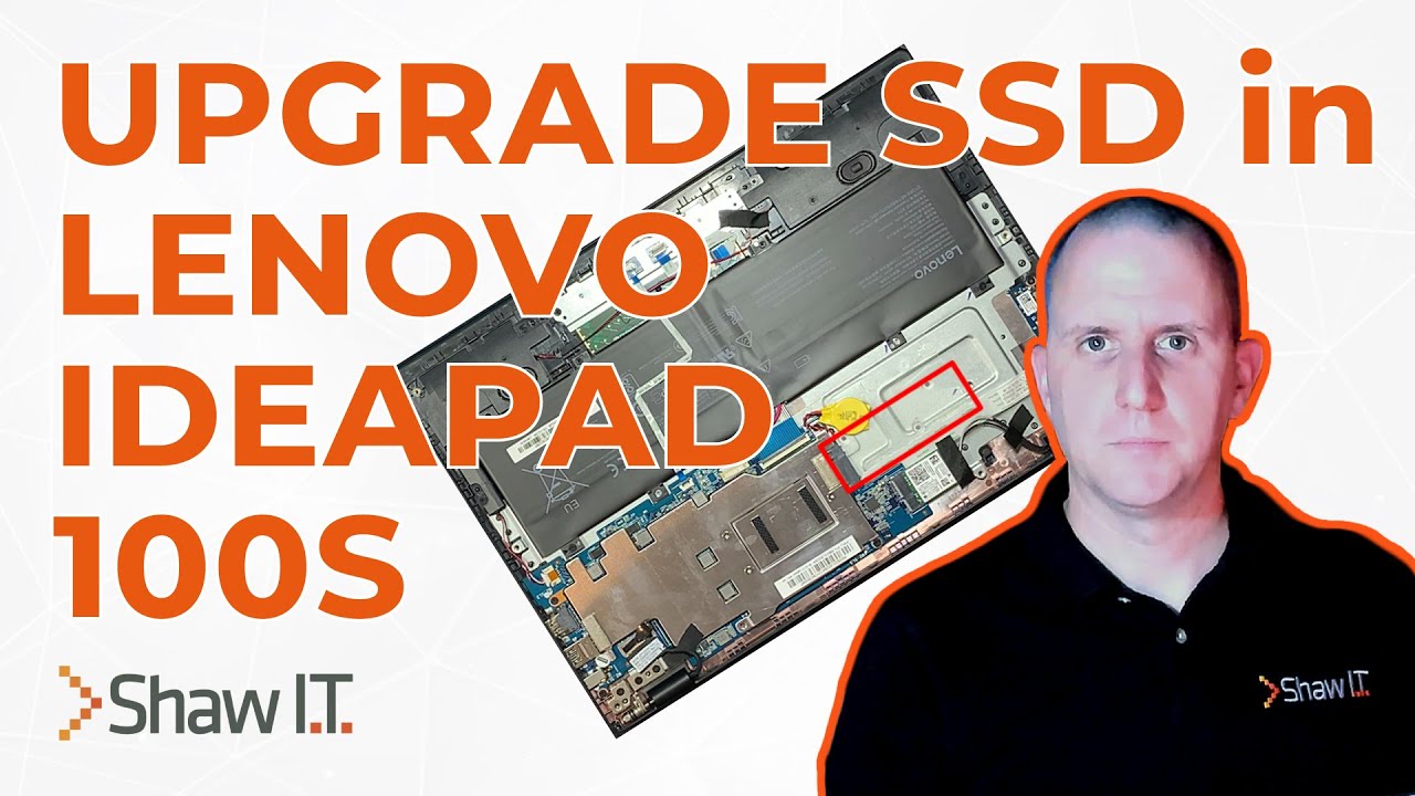 Ambassadør Udråbstegn Forpustet Upgrade Your Lenovo Ideapad 100S SSD Storage - How To - YouTube