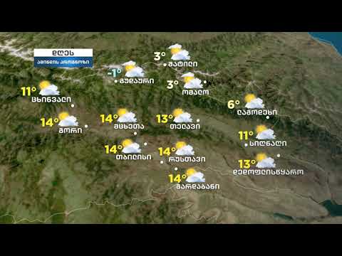 ამინდი საქართველო 08.02.2021