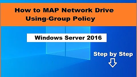 How to Map Network Drive using Group Policy | GPO Preferences