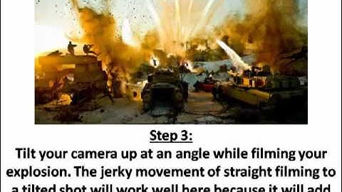 How to Make Special Effects Explosions for an Action Movie