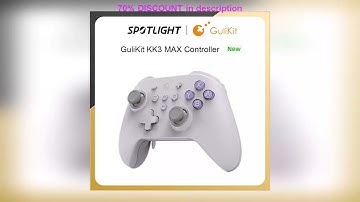 A must-have product! GuliKit KK3 MAX Controller NS39 KingKong 3 Gamepad with Hall Effect Joysticks