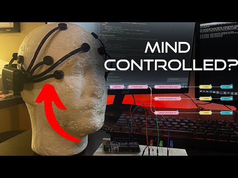 Controlling Electronics with my Mind! | EEG Brain Computer Interface