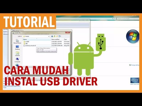 Video: Cara Menginstal Driver USB Ke Telepon
