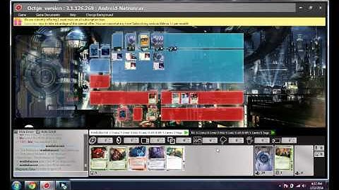 Android: Netrunner The Professor vs NBN Tax Man OCTGN