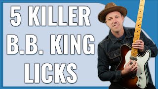 BB King Chains And Things (5 Blues Licks)