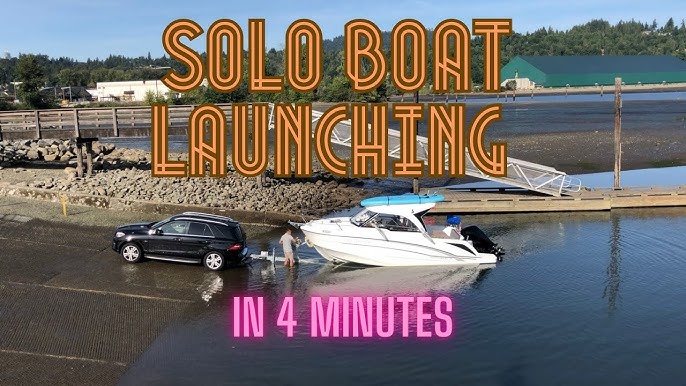 How to launch a boat by yourself using a Dock-It Launcher kit