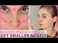 Nose Exercises - Get Smaller Nose | Model Face Yoga by Model Anna-Veronika (2020)