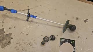 Kobalt 24v Weedwacker. Aftermarket head replacement solution.
