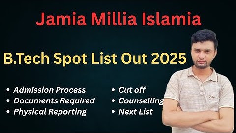 JMI B.Tech Spot Result Out 2025🔥 | Shocking & Disappointing
