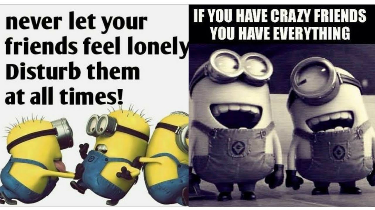 Friendship quotes |minion quotes on friends - YouTube