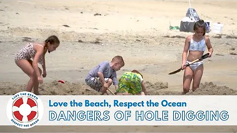 The Dangers of Digging Holes on the Beach
