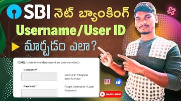 How to change sbi net banking Username in Online|| Sbi username change