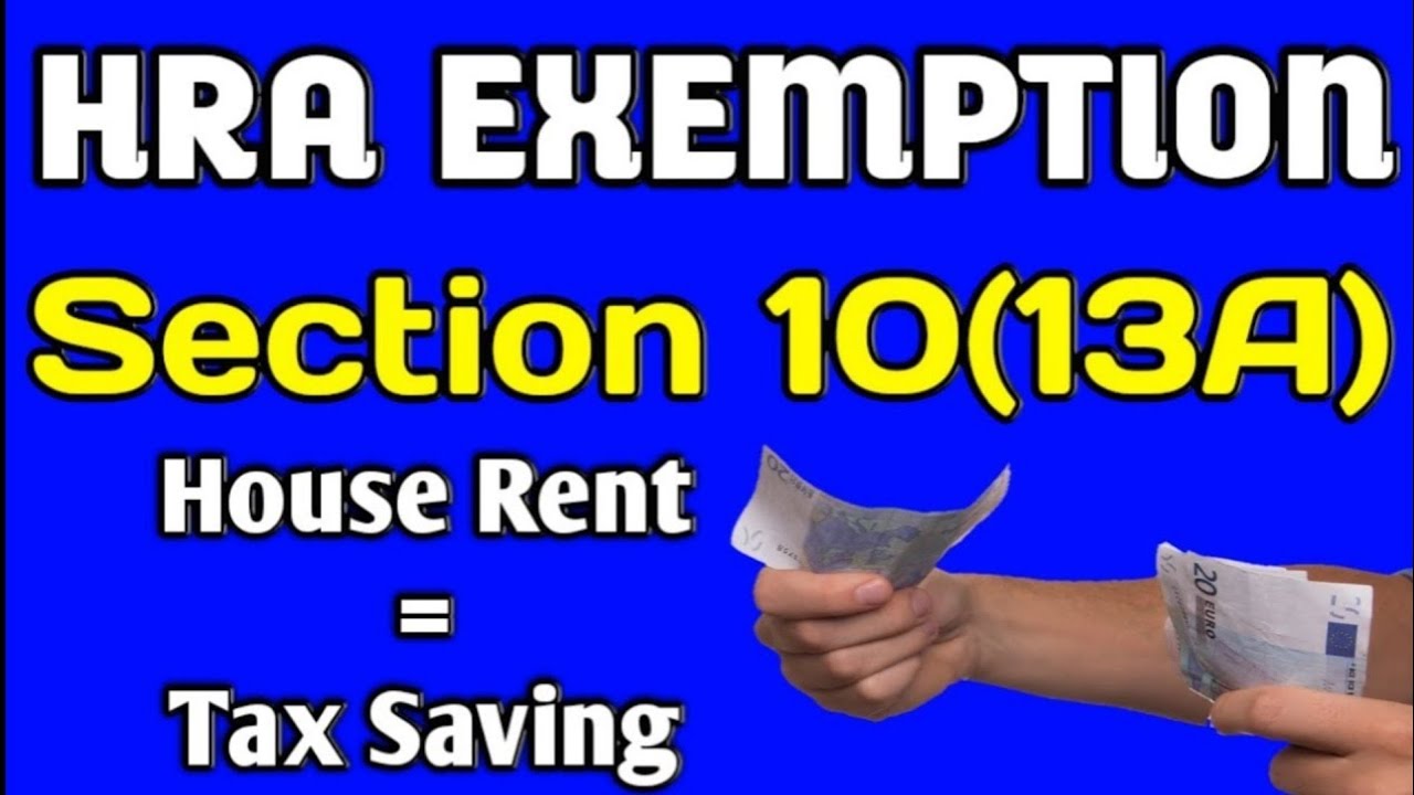 how-to-save-tax-on-house-rent-section-10-13a-hra-exemption-tax