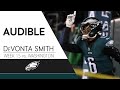 DeVonta Smith Mic'd Up vs. Washington "I Got Some Ballerina Classes Going On" | Eagles Audible