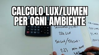 Come calcolare potenza illuminazione LED in LUX/LUMEN per ogni ambiente screenshot 1
