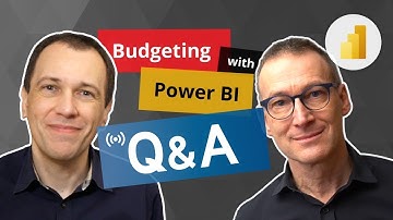 SQLBI Live Q&A: Budgeting with Power BI