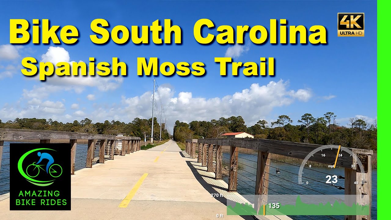 It just gets better 30 minute bike ride Beaufort South Carolina | 4K | Virtual Indoor Cycling Video