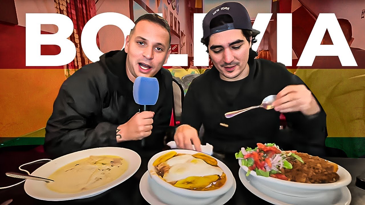 LLEVO A MI AMIGO BOLIVIANO 🇧🇴 A COMER COMIDA BOLIVIANA EN ARGENTINA! 🇦🇷 MIRA SU IMPACTANTE REACCION!
