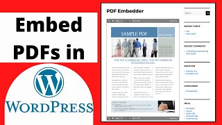 How to Embed PDF in WordPress Website in 5 Minutes in Hindi | WordPress Tutorials in Hindi