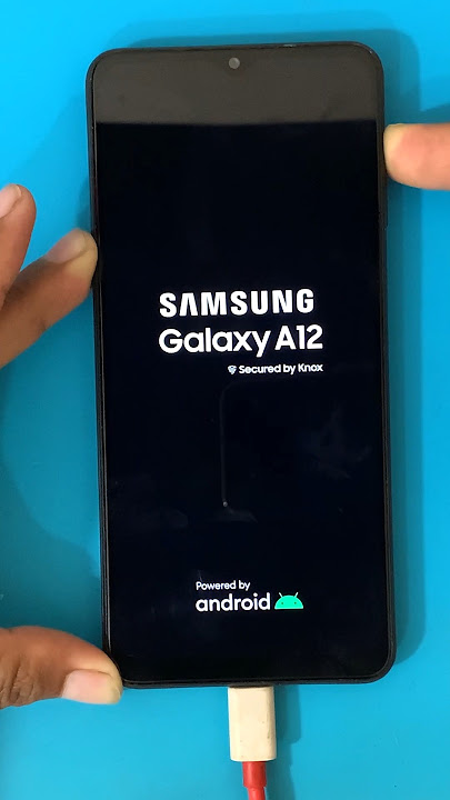 Samsung Galaxy A12 Hard Reset and Pattern unlock