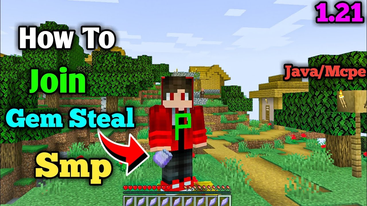 New Best Free GemSteal Smp Server For Minecraft 🔥 | Java/Pe/Pojav | 24/ ...