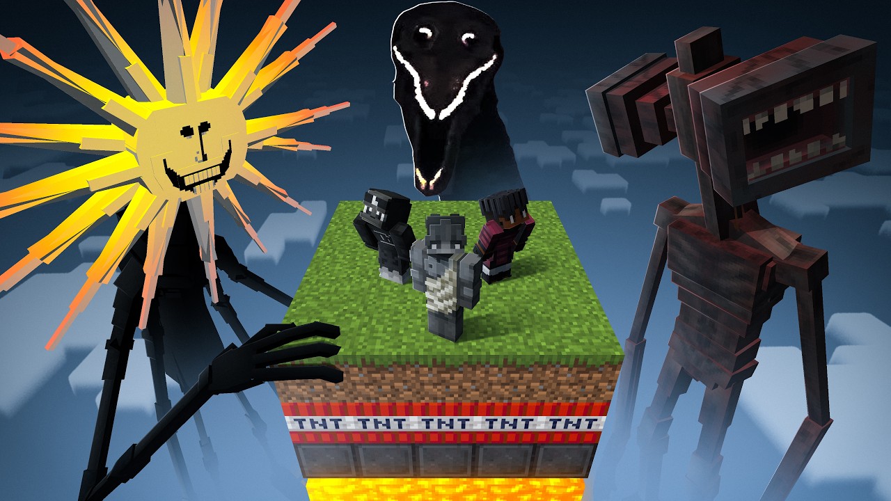 Minecraft Horror, But It’s a RANDOM Layer One Chunk