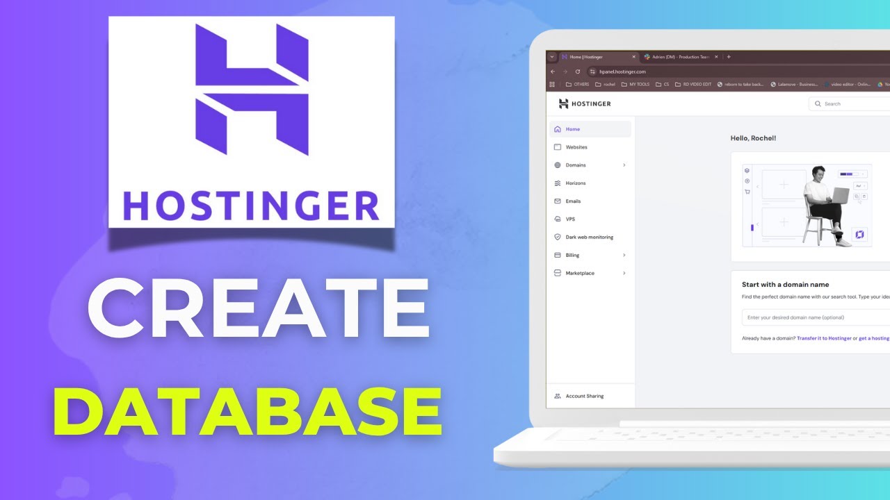 How to Create a Database in Hostinger hPanel - YouTube