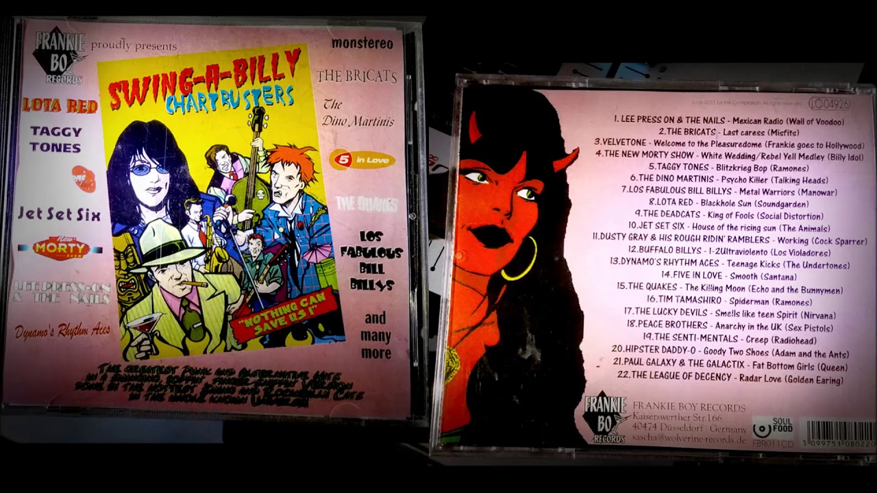 Swing-A-Billy Chartbusters CD Amazing covers of 22 well known