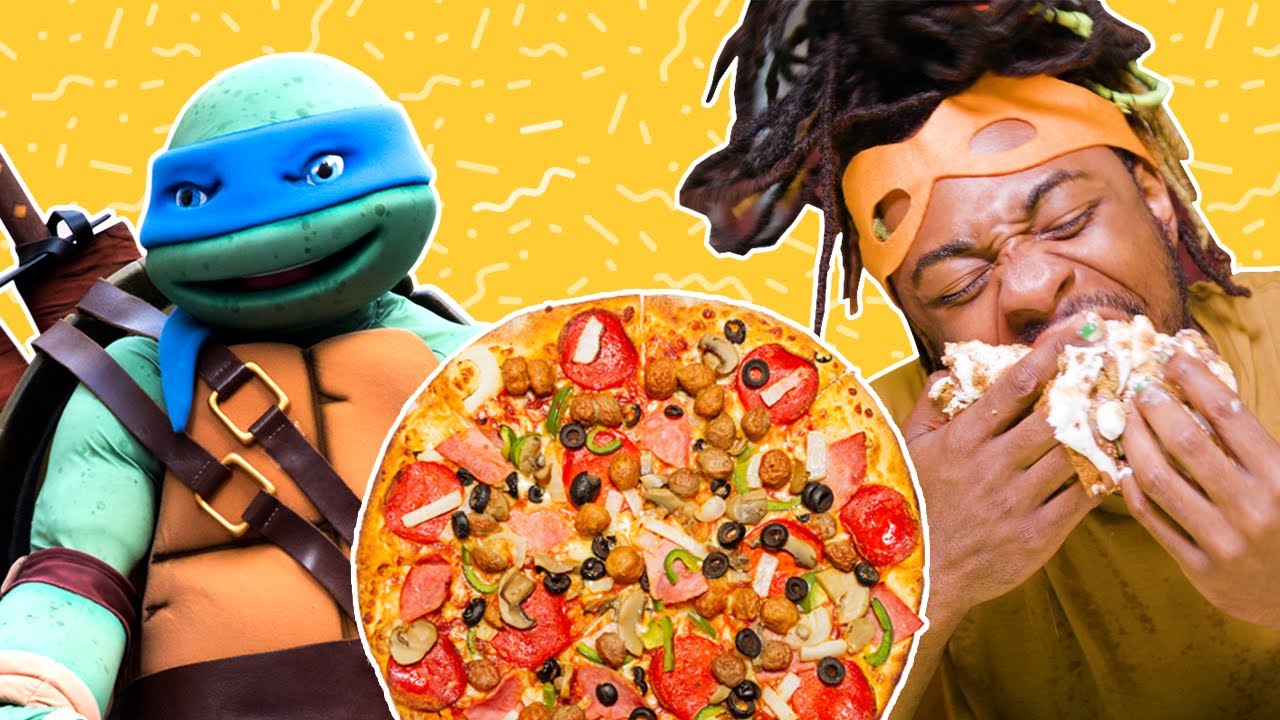 I Ate Like the Teenage Mutant Ninja Turtles (feat. Lazarus Lynch) | Experimental Eats | Food Network