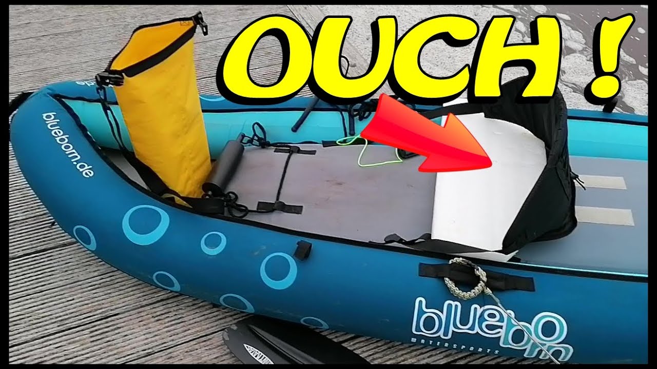 How to make a Kayak Seat more Comfortable - YouTube