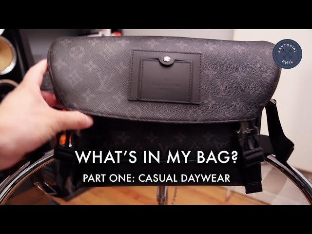 Louis Vuitton Black Monogram Eclipse Voyager Messenger PM