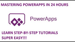Lesson 1 - Mastering PowerApps in 24 hours - An Intro