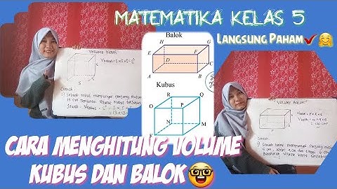 Cara menghitung Volume Kubus dan Balok, Paham dengan cepat🤓