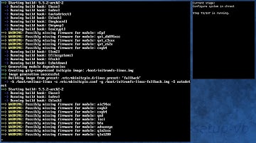 Arch Linux installation recording to kernel 5.5.2-arch2-2 (core)