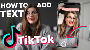 How to add text to TikTok