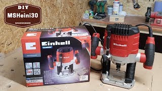 Einhell günstig Oberfräse E - 1155 Gut TC und RO - YouTube - Praxistest