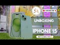 iPhone 15 Unboxing and First Impressions! (Green) #iphone #unboxing @SMARTTECHMOBILESTORE