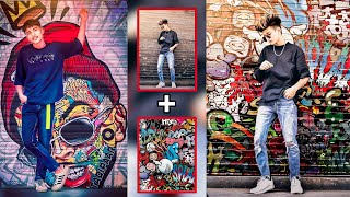 New Instagram Viral Shutter Photo Editing 😯 | And Graffiti Art Wall Editing In Hindi Video