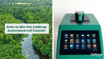 Enter to Win | Green CellDrop Automated Cell Counter