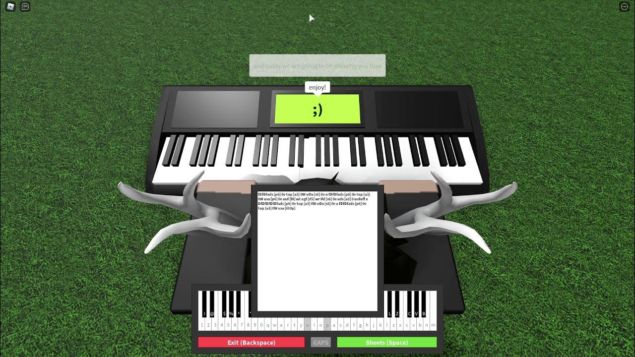 How to play Beethoven on Roblox Piano (Roblox) YouTube