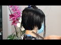 Beautiful short haircut tutorial pass straight iron hair about 4 months ตัดผมสั้น ยืดผมมาแล้ว 4เดือน