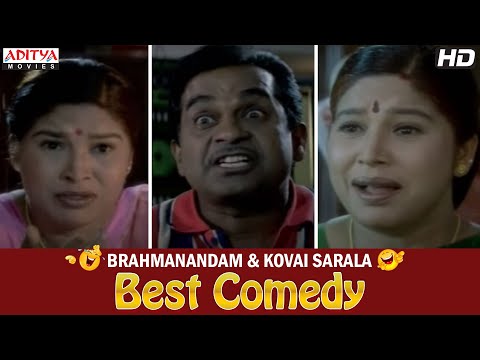 Brahmanandam & Kovai Sarala Best Comedy Scenes in Kshemanga Velli Labanga Randi Movie