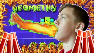 Geometry Dash + Острый Соус Челлендж