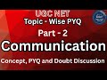 PYQ Communication | UGC NET PAPER 1 | #ugcnetpyq #pyqugcnet #pyqcommunication #ugcnetbooster