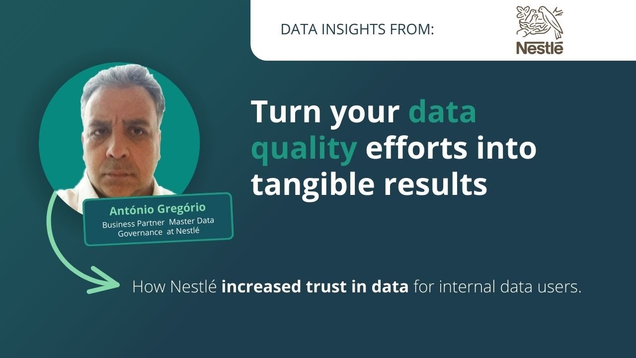 Increased data quality = lowered transaction costs