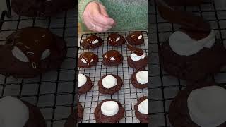 Hot Chocolate Marshmallow Cookies #shorts @The_Bakers_Loft