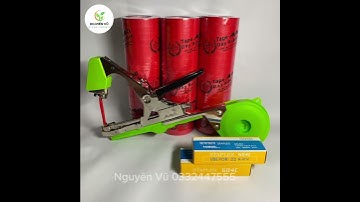 Bộ kìm buộc cành 1 kìm, 3 lốc dây, 2 hộp ghim